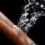 Burst Copper Pipe